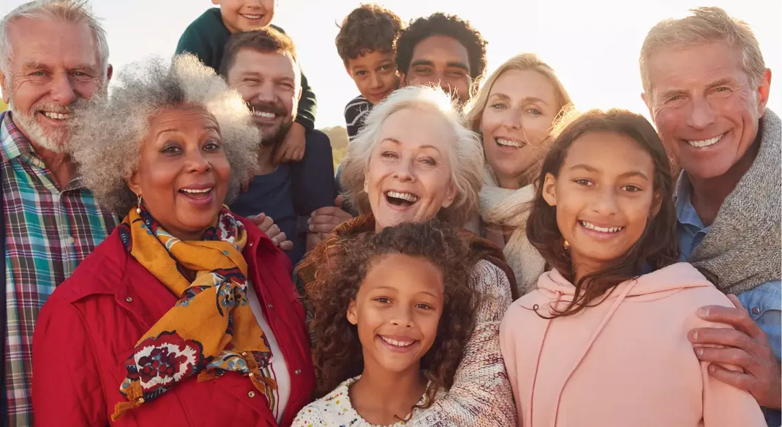 A diverse group of people